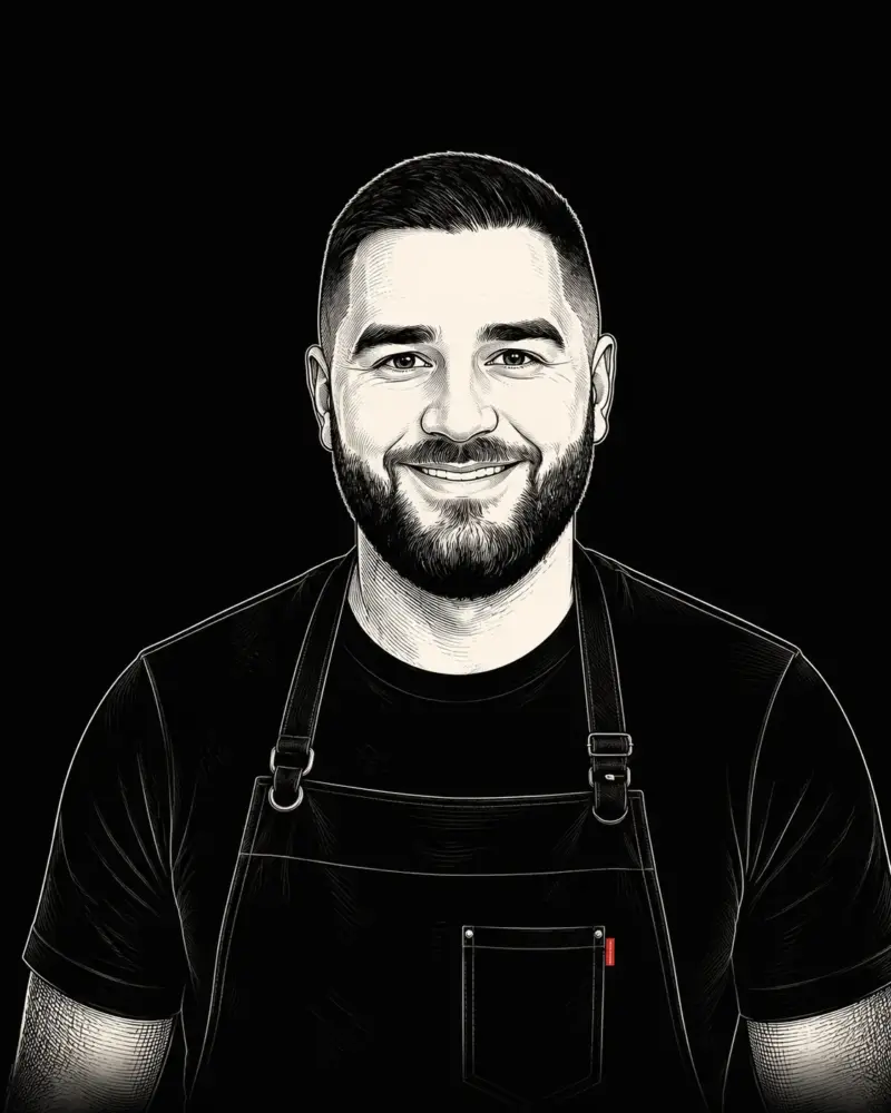 Spolumajitel a barber Martin Matoušek